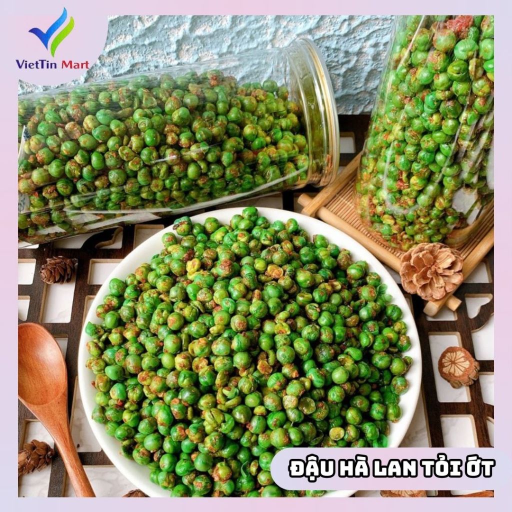 250gram Đậu Hà Lan Rang Tỏi Ớt - Viettin Mart