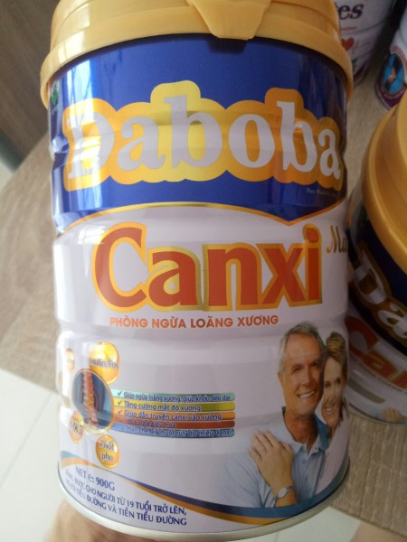 Sữa cho người tiểu đường Daboba canxi max 900g - ngừa loãng xương, khớp dẻo dai
