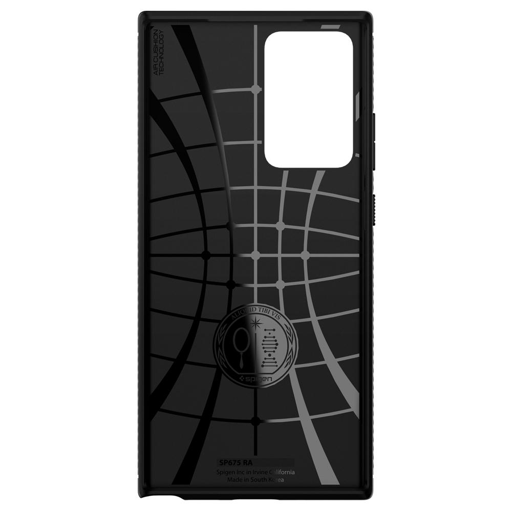 Ốp lưng hàng hiệu Spigen Rugged Armor màu đen cho Galaxy Note 20 Ultra | Galaxy Note 20