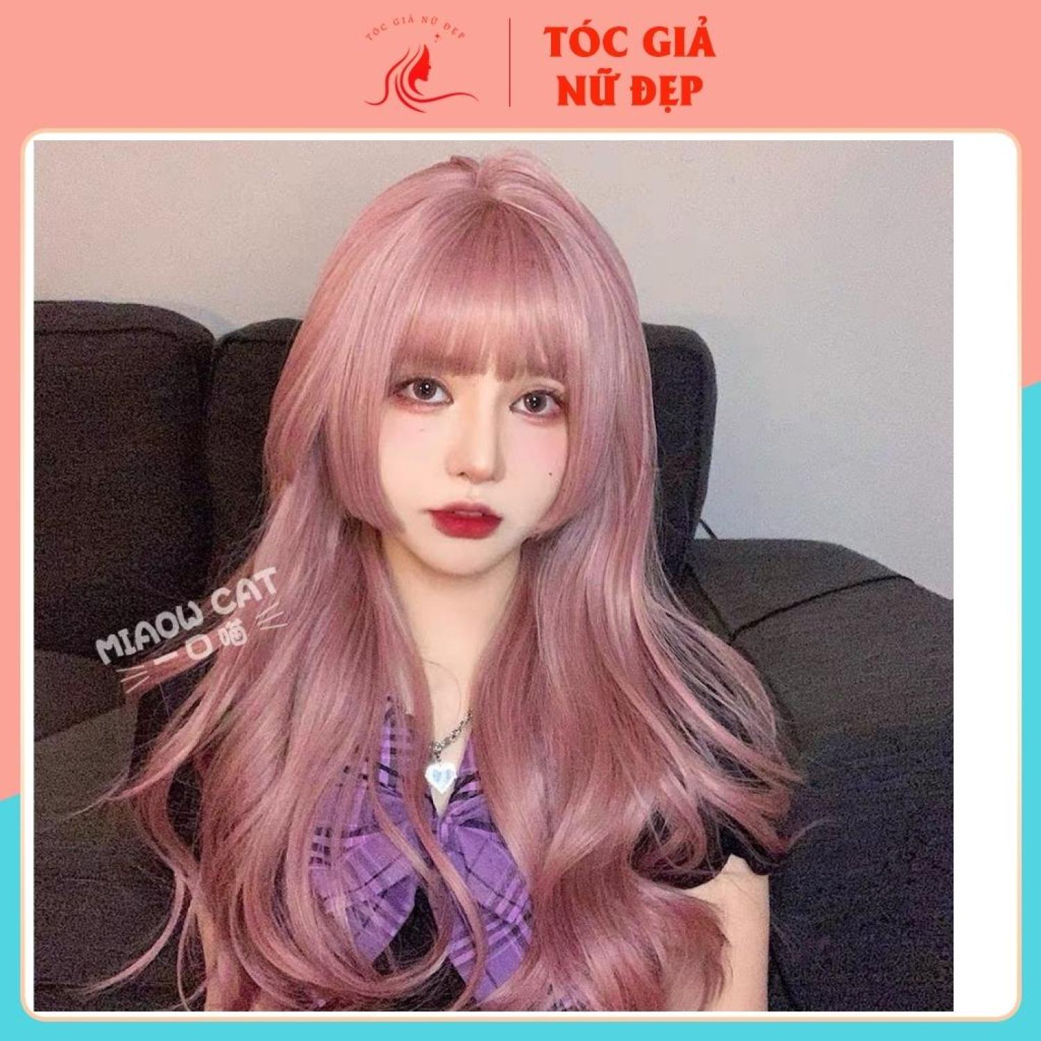 Tóc giả nữ nguyên đầu mẫu mới BHT025