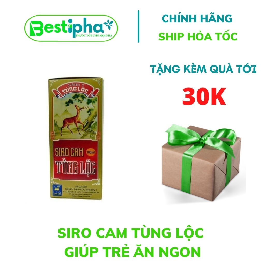 [GIÁ RẺ] SIRO CAM TÙNG LỘC GIÚP TRẺ ĂN NGON