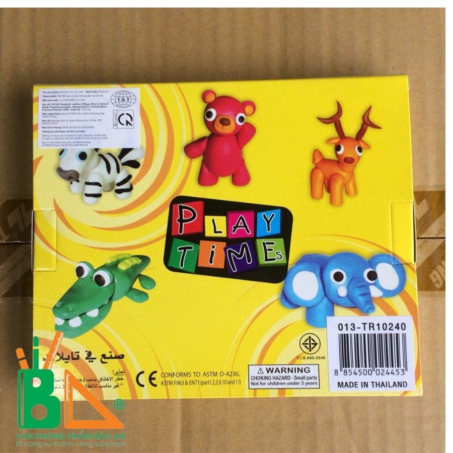 Đất nặn 10 màu Playtime 013-TR10240
