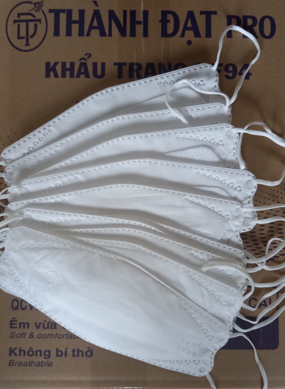 KHẨU TRANG KF94   ( 1 BỊCH 10 CÁI )   TRẮNG