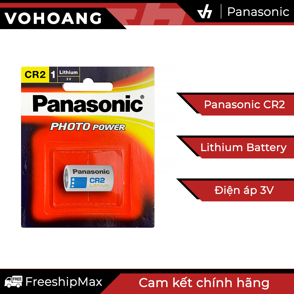 Pin Panasonic CR2 / CR-2W Lithium 3V cho máy ảnh