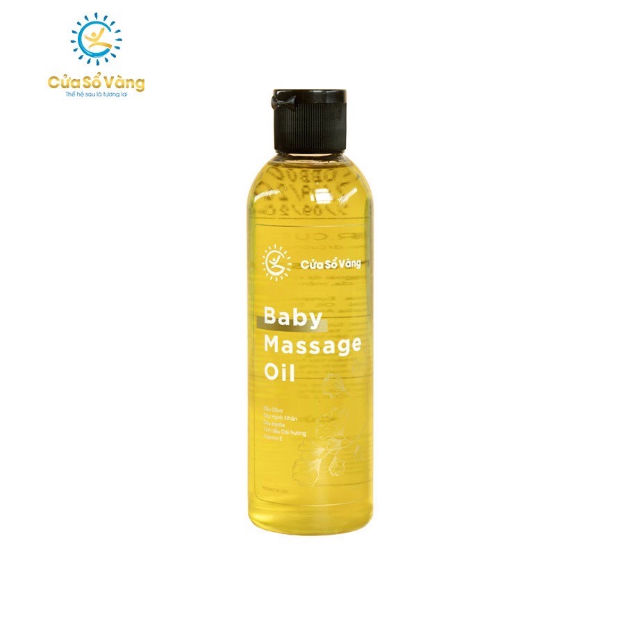 Dầu masage  baby cửa sổ vàng