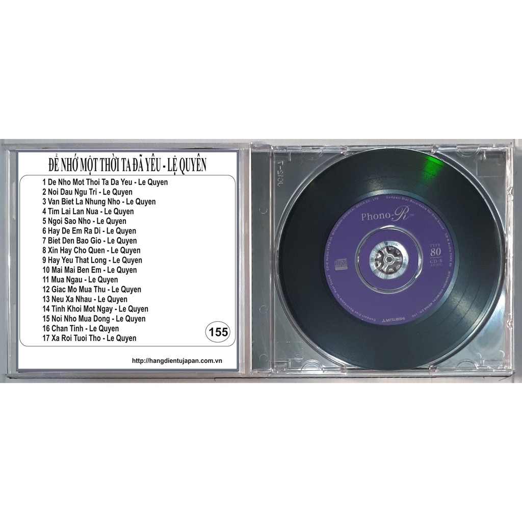 Bộ 8 CD ca sĩ Lệ Quyên ( 155 - 266 )