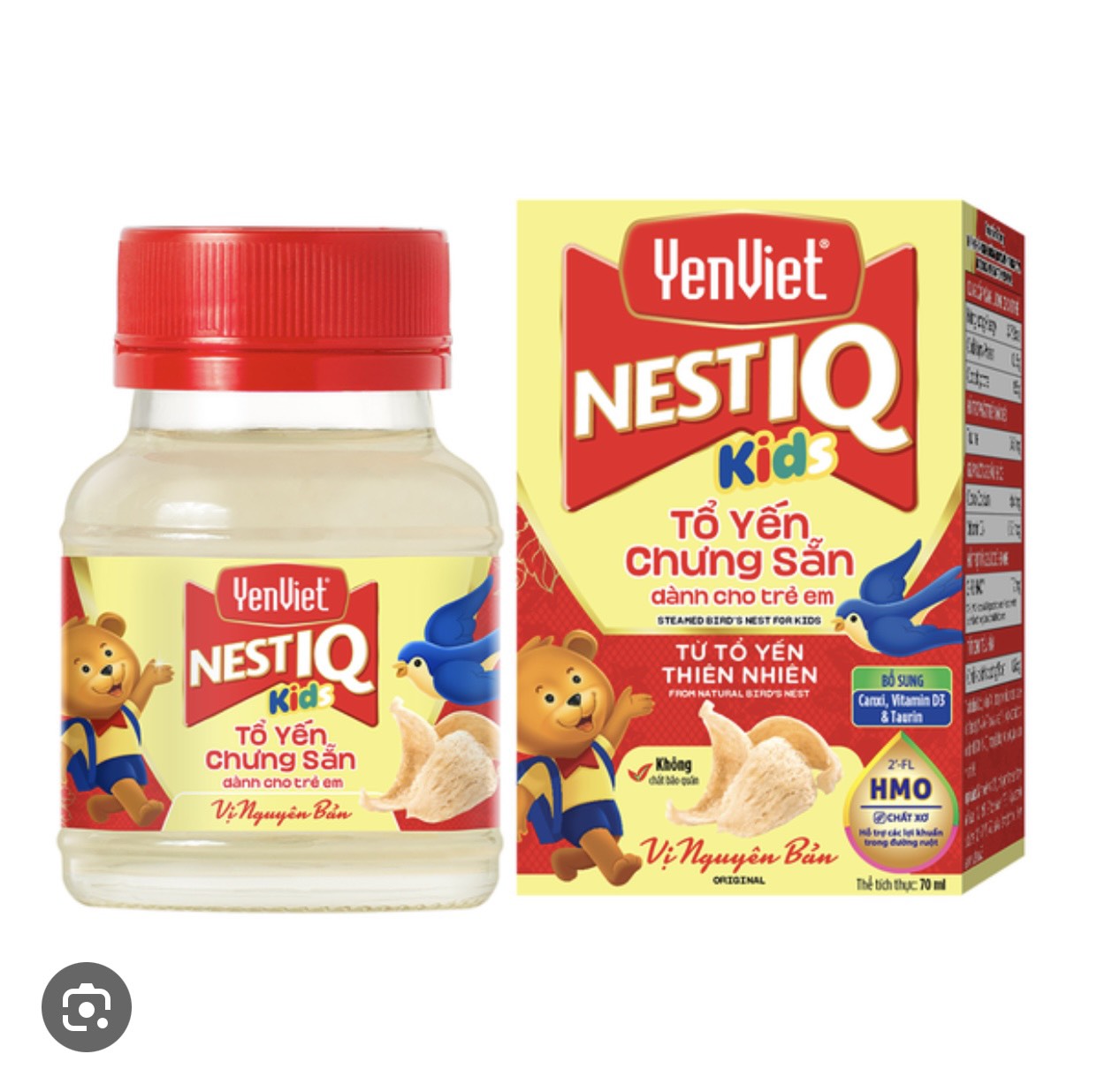 Tổ yến nguyên chất chưng sẵn trẻ em yến việt nest iq -