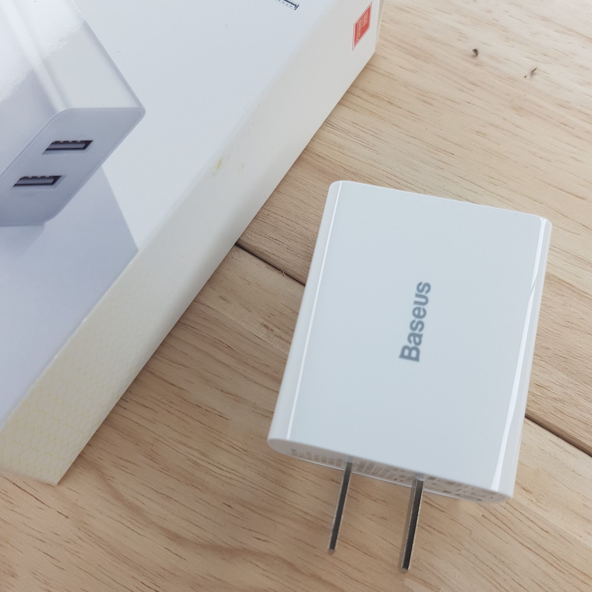 (BH 12 tháng) Củ sạc nhanh Baseus chính hãng 2 cổng USB 10.5w