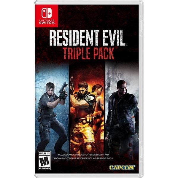 Thẻ game switch resident evil 4 - re4 - 2nd có hộp