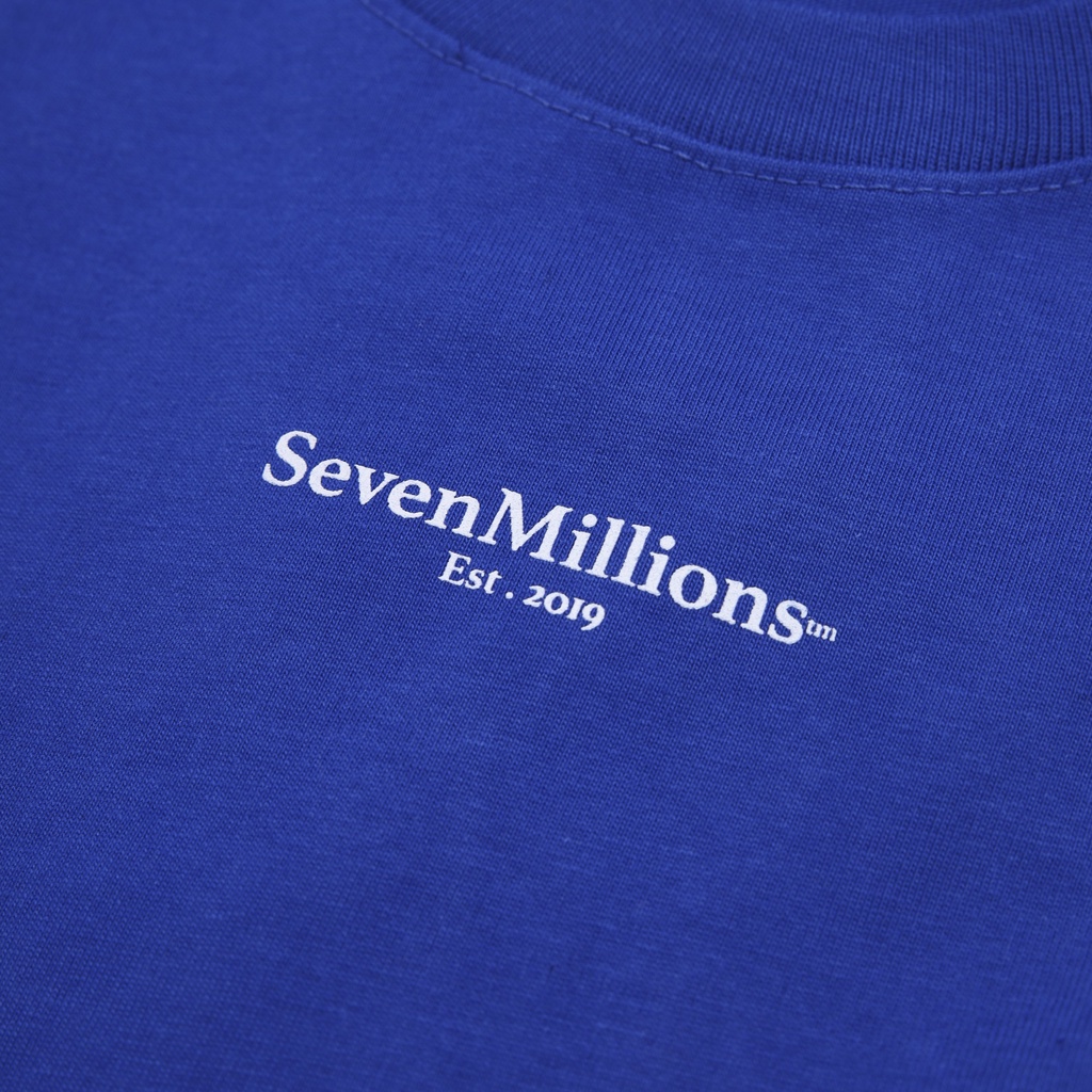Áo thun basic 7MILLIONS Typo SM chất vải cotton 2 chiều và có 5 màu, form unisex oversize