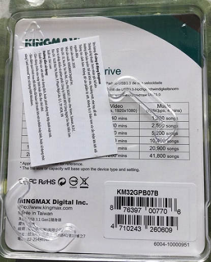USB 32G KINGMAX 3.1 NPP VIỄN SƠN