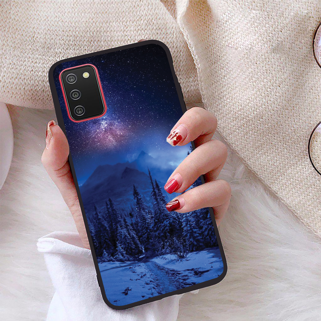 Ốp lưng iCase dành cho Samsung Galaxy A03S viền dẻo TPU BST Thiên Nhiên Hùng Vĩ