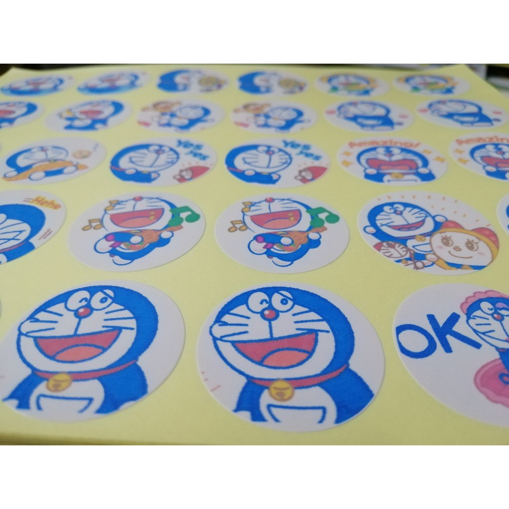 30 miếng dán stickers hình DORAEMON