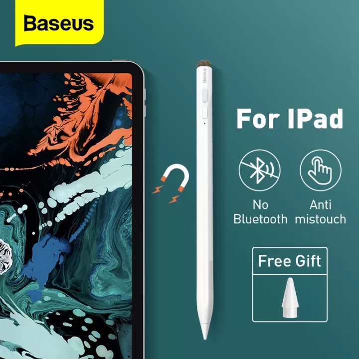Bút cảm ứng Baseus Smooth Writing Capacitive Stylus dùng cho iPad Pro/ Smartphone/ Tablet Android (Active + Passive Version, Magnetic Adsorption, Tilt & Strength sensitive)