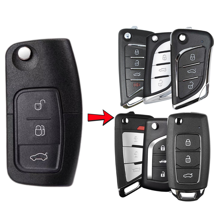 Chìa khoá remote Ford Focus, Momdeo, Fiesta
