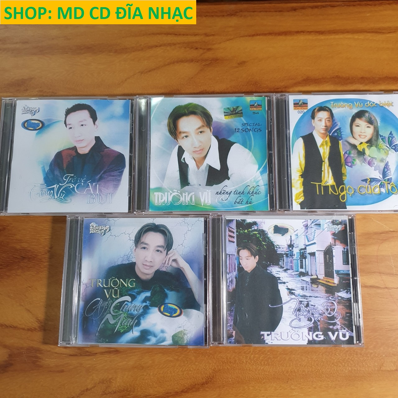 [MDCD] Bộ 5 Đĩa CD Tuyệt Phẩm Trường Vũ - Bộ 3