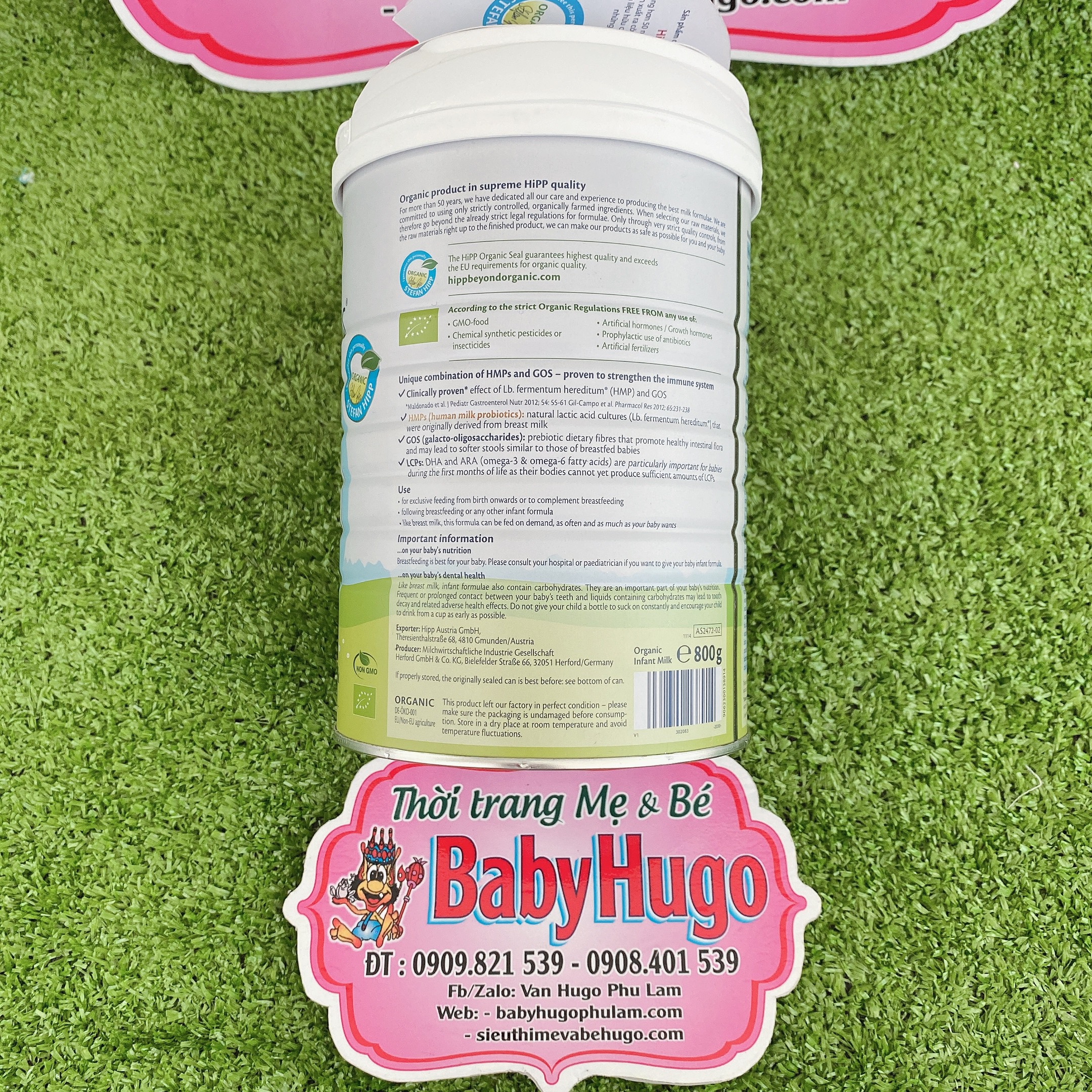 [MẪU MỚI] Sữa bột DD HiPP 1 Combiotic Organic 800g