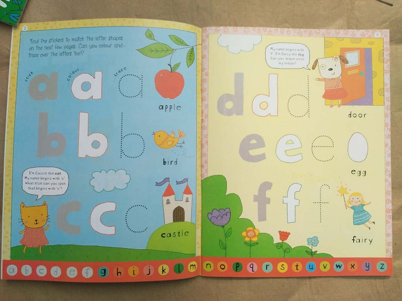 Usborne Sticker Book - Alphabet