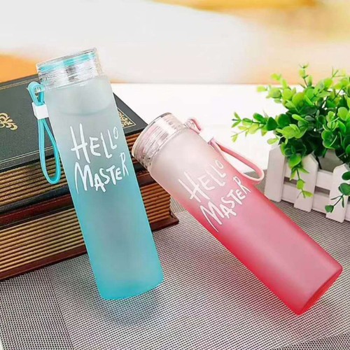 Combo 2 Bình nước thủy tinh Hello Master 450ml có hộp - Bình nước Hello Master