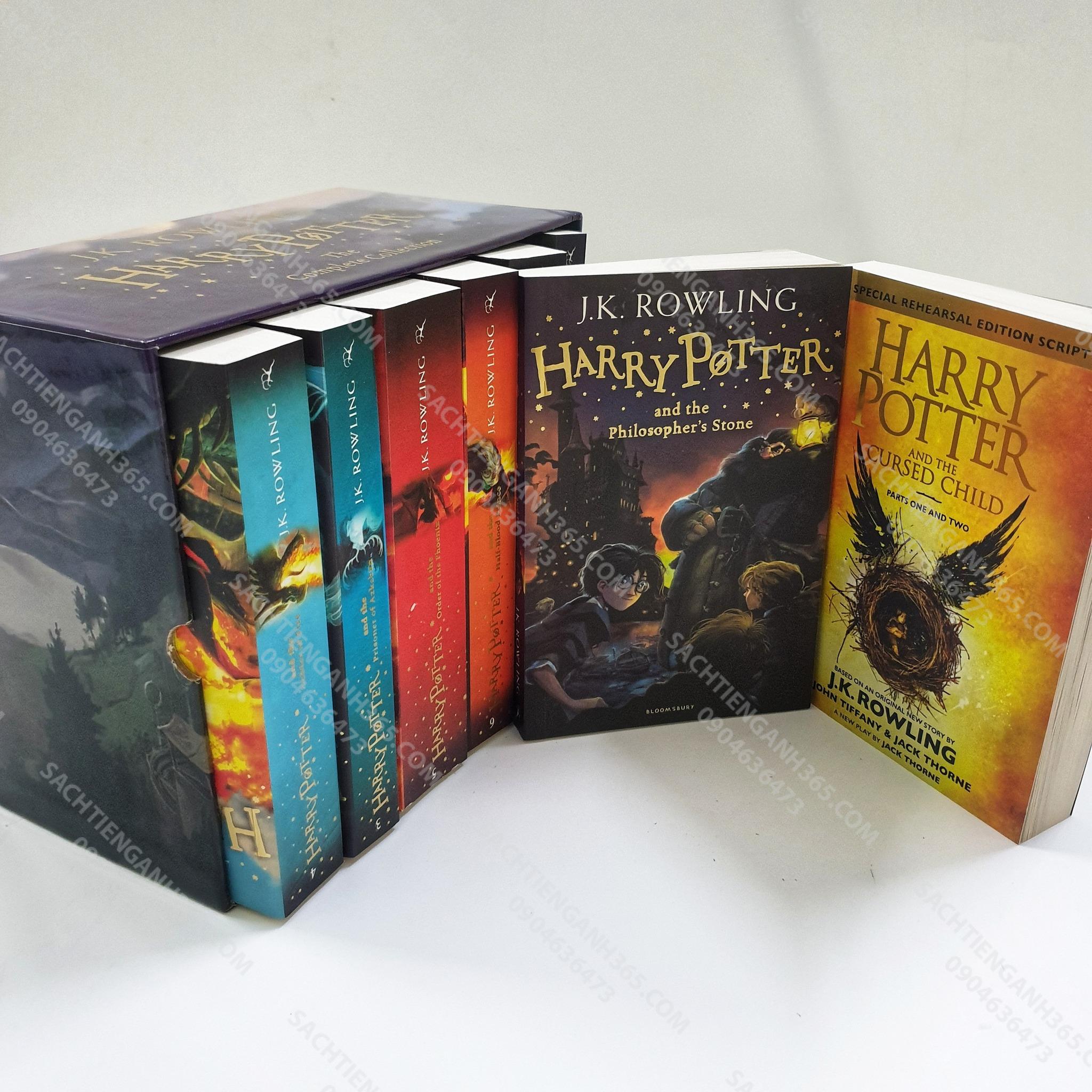 Harry Potter Boxset - 8 quyển Nhập khẩu