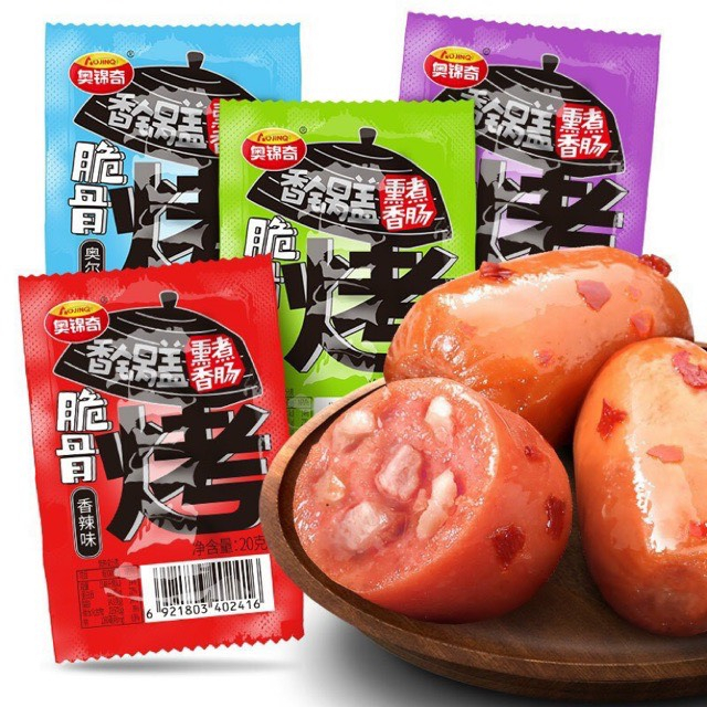 Xúc Xích Ngô Sụn Gà Viên