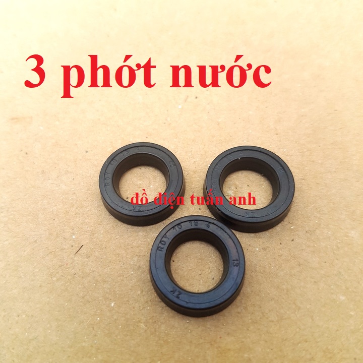 Phớt máy rửa xe bộ 6 gioăng phớt nước và phớt dầu cho máy xịt cao áp 10-16mm - phớt máy rửa xe mini
