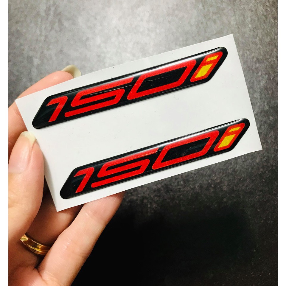 Tem nổi số 150i dán xe vario - click