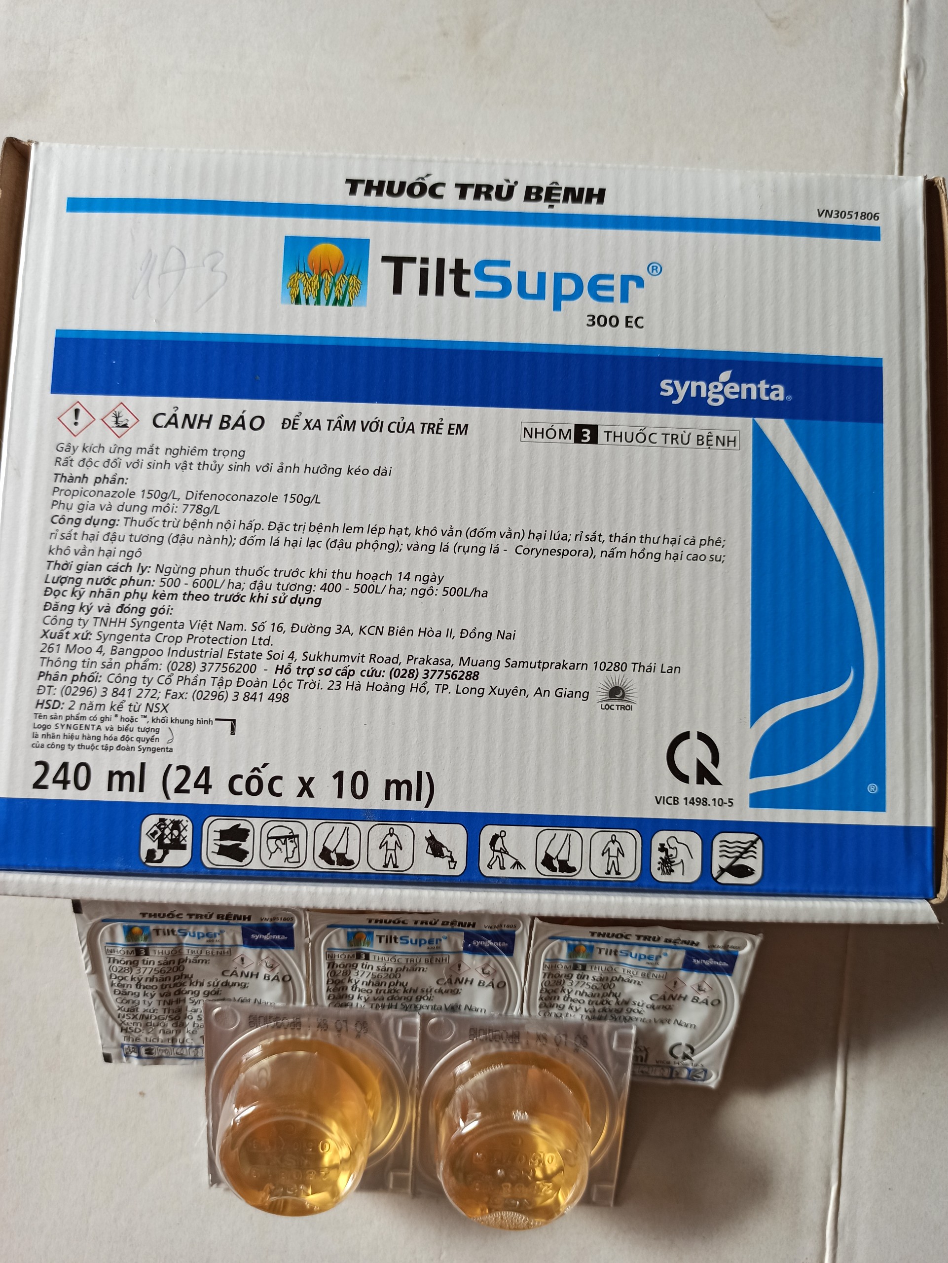 Thuốc trừ bệnh TILT SUPER 300EC 10ml