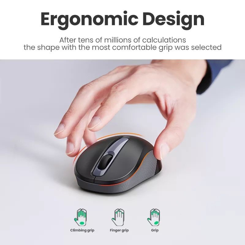 Chuột không dây 2.4G Silent Click 2400 DPI Ugreen 90371