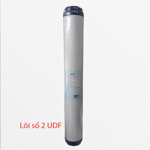 Lõi lọc nước số 2 lõi UDF  ly 20 inch