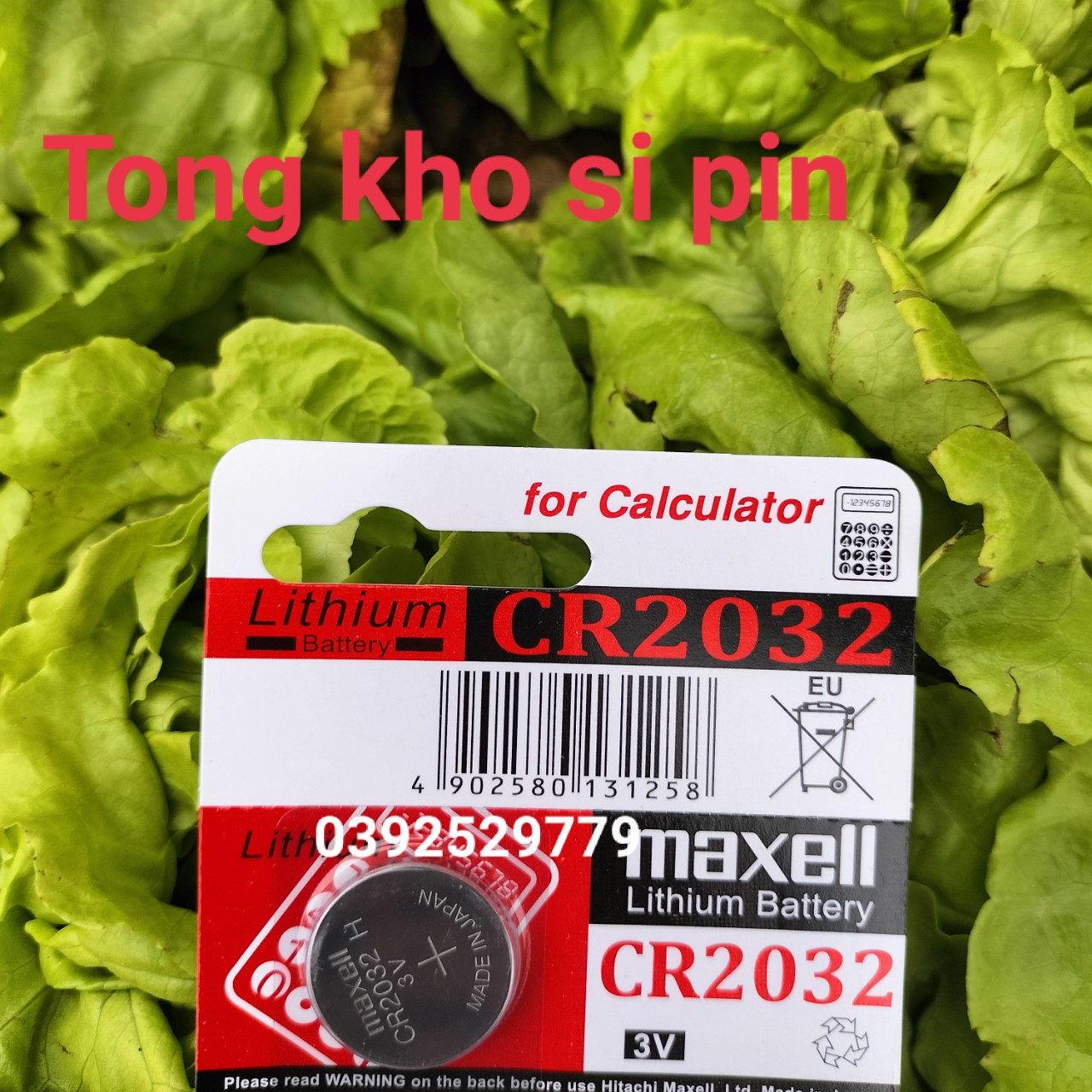 5 Viên Pin CR2032 Pin 3V  Maxcell Lithium