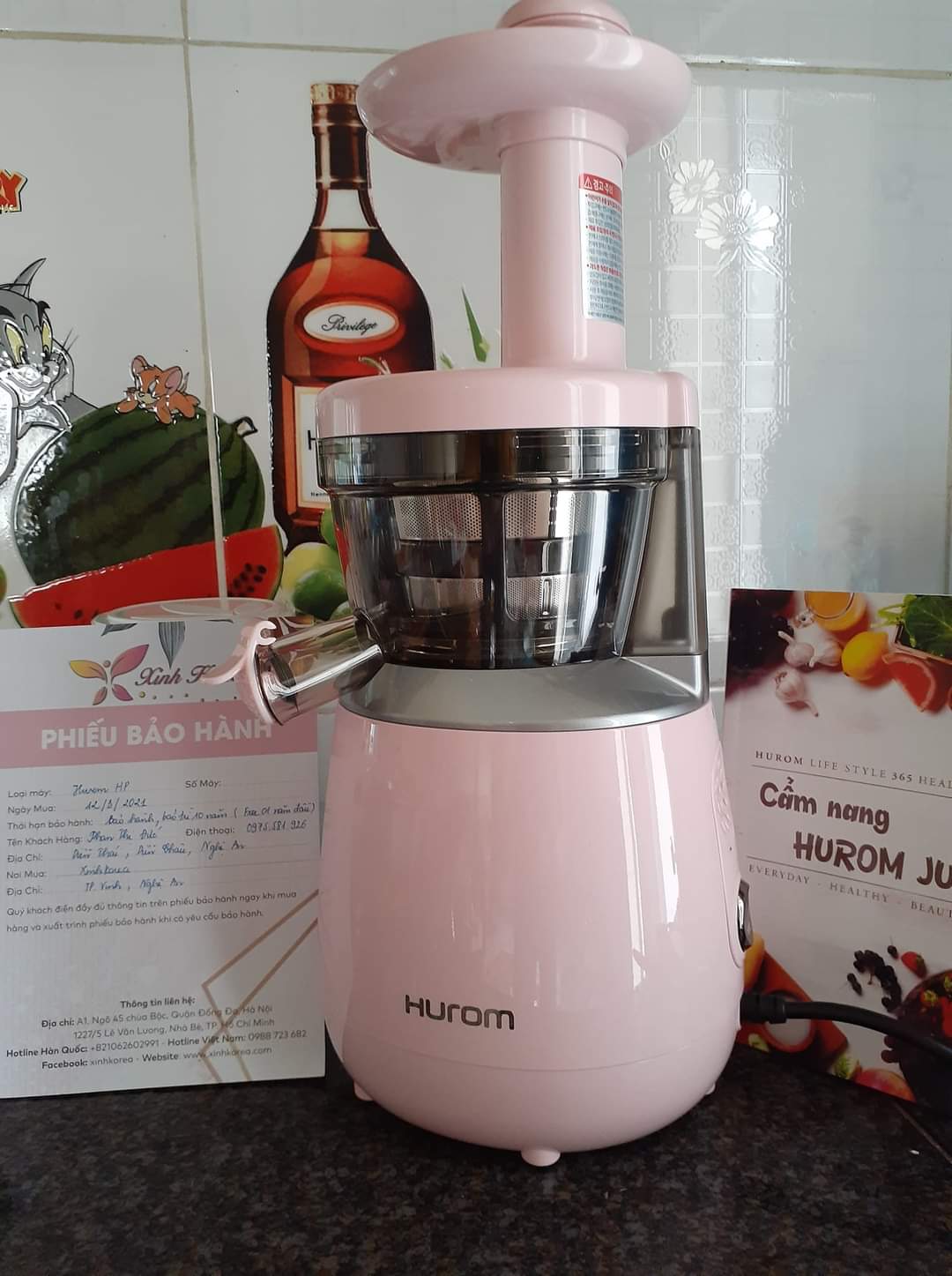 [CHÍNH HÃNG] Nội địa Hàn Quốc - Máy ép chậm Hurom Hp Series model mới nhất