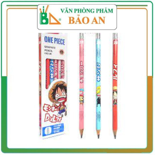 COMBO 3 Bút Chì 2B One Piece - Deli C021