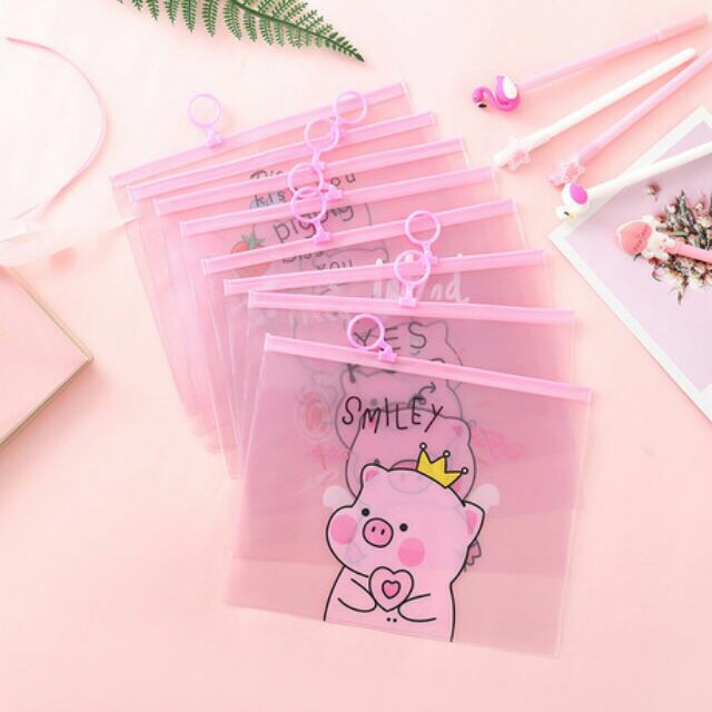 [HCM]TÚI ĐỰNG BÚT HÌNH HEO MỚI