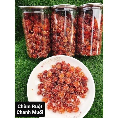 Chùm ruột chanh muối lon pet 500g - cực ngon