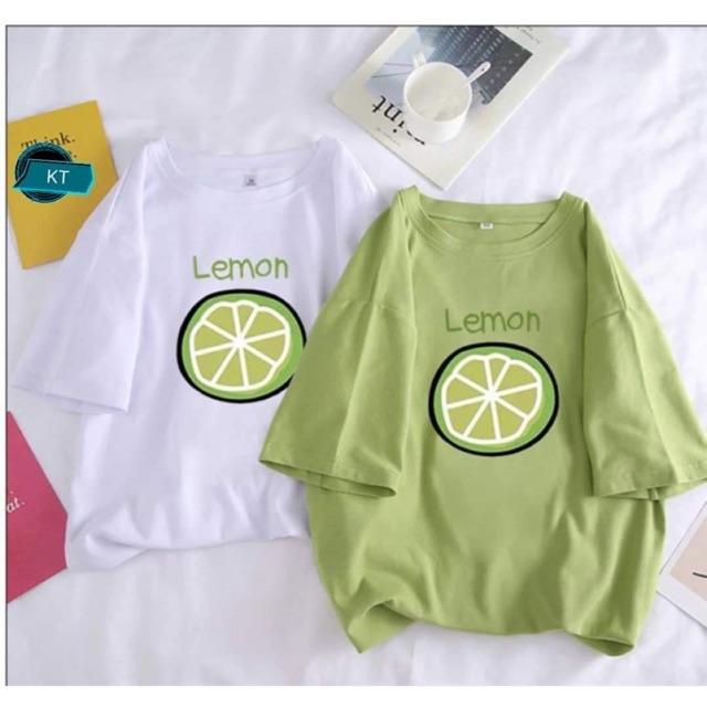 Áo phông lemon chanh cắt dtr0919