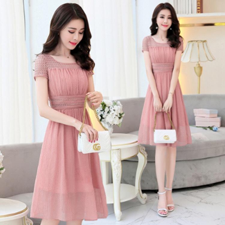 Đầm voan cực sang chảnh quý phái thích đi chơi - dự tiêc / có size 2XXL