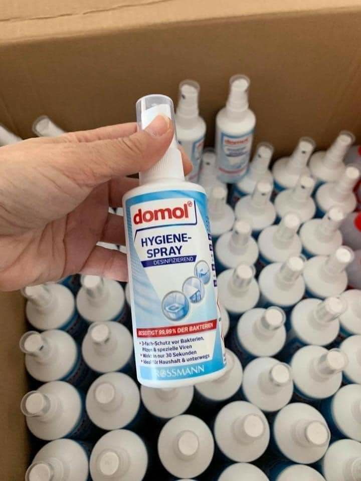 Xịt diệt khuẩn domol đức 250ml