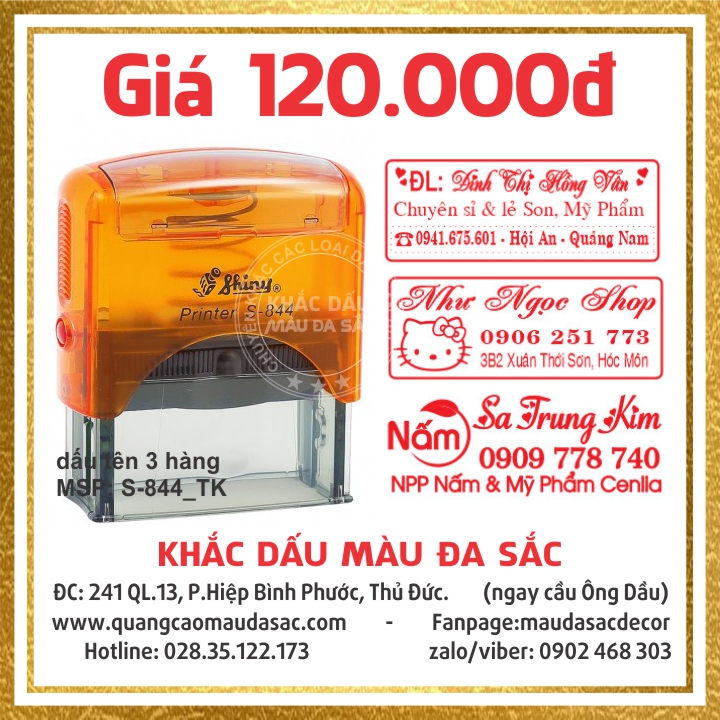 [HCM]dấu vuông công ty chuẩn