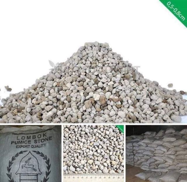 Đá bọt (sỏi nhẹ) núi lửa Indonesia gói 1kg