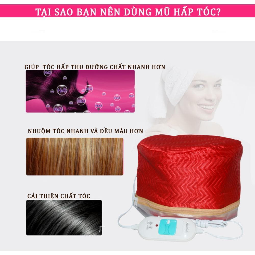 Mũ Hấp Tóc Tại Nhà Tiện Dụng, Mũ Hấp Tóc Cấ Nhân Cao Cấp