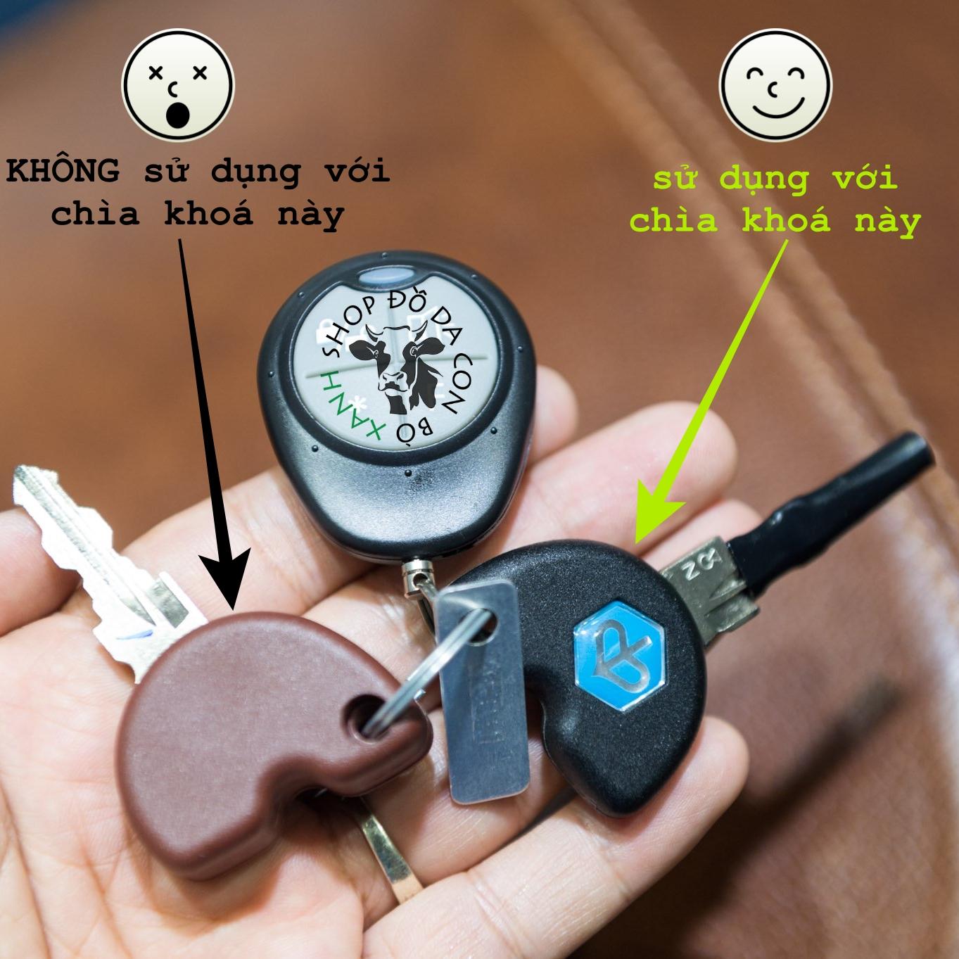 Bao da chìa khoá Piaggio Liberty, Zip, Medley handmade da thật
