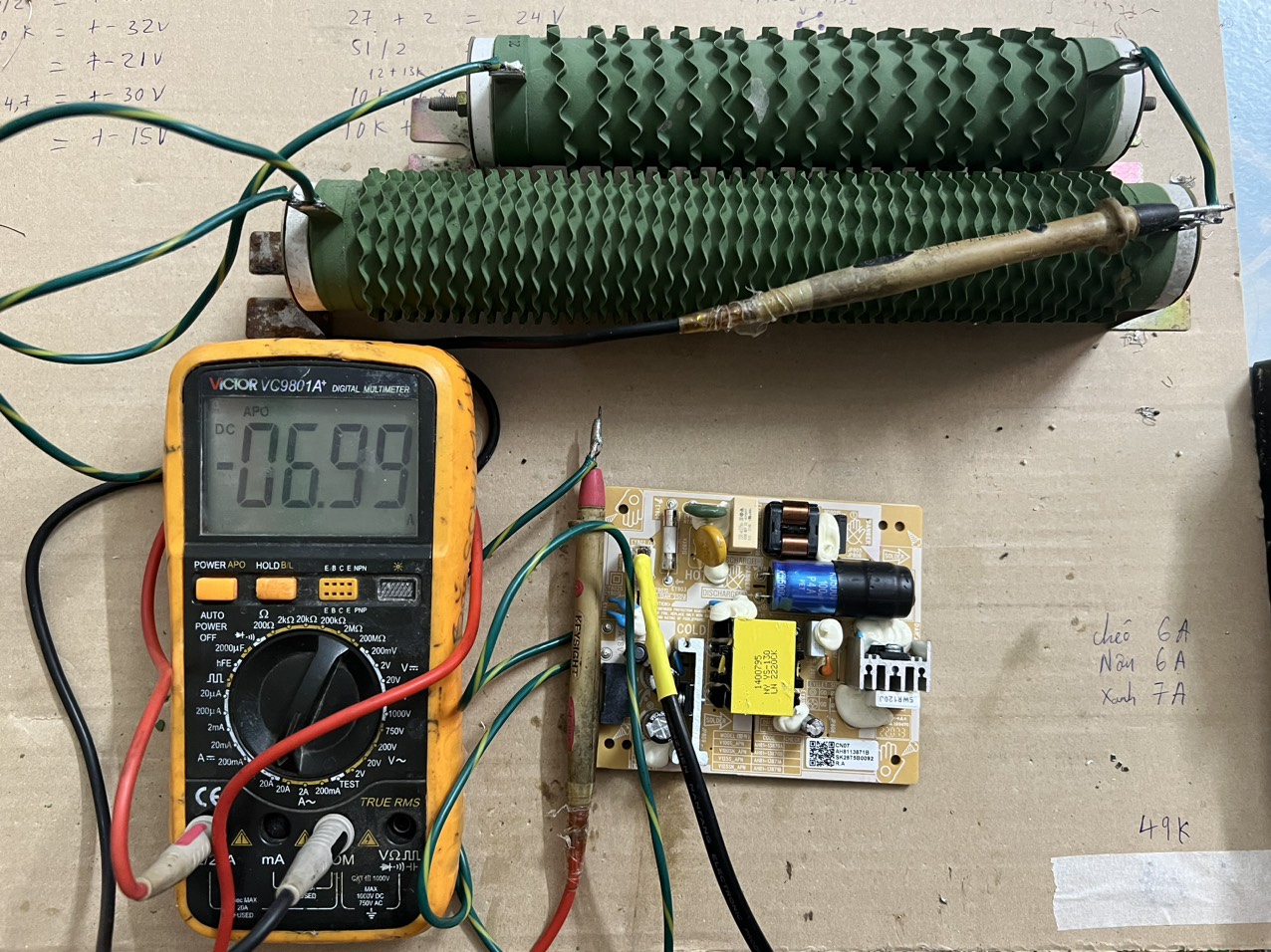 MẠCH NGUỒN 220V. 18V 7A , 21V 7A , 24V 7A  AMPLI CLASS D. ( Loa samsung AH8113870B , AH8113871B , AH4400307C )