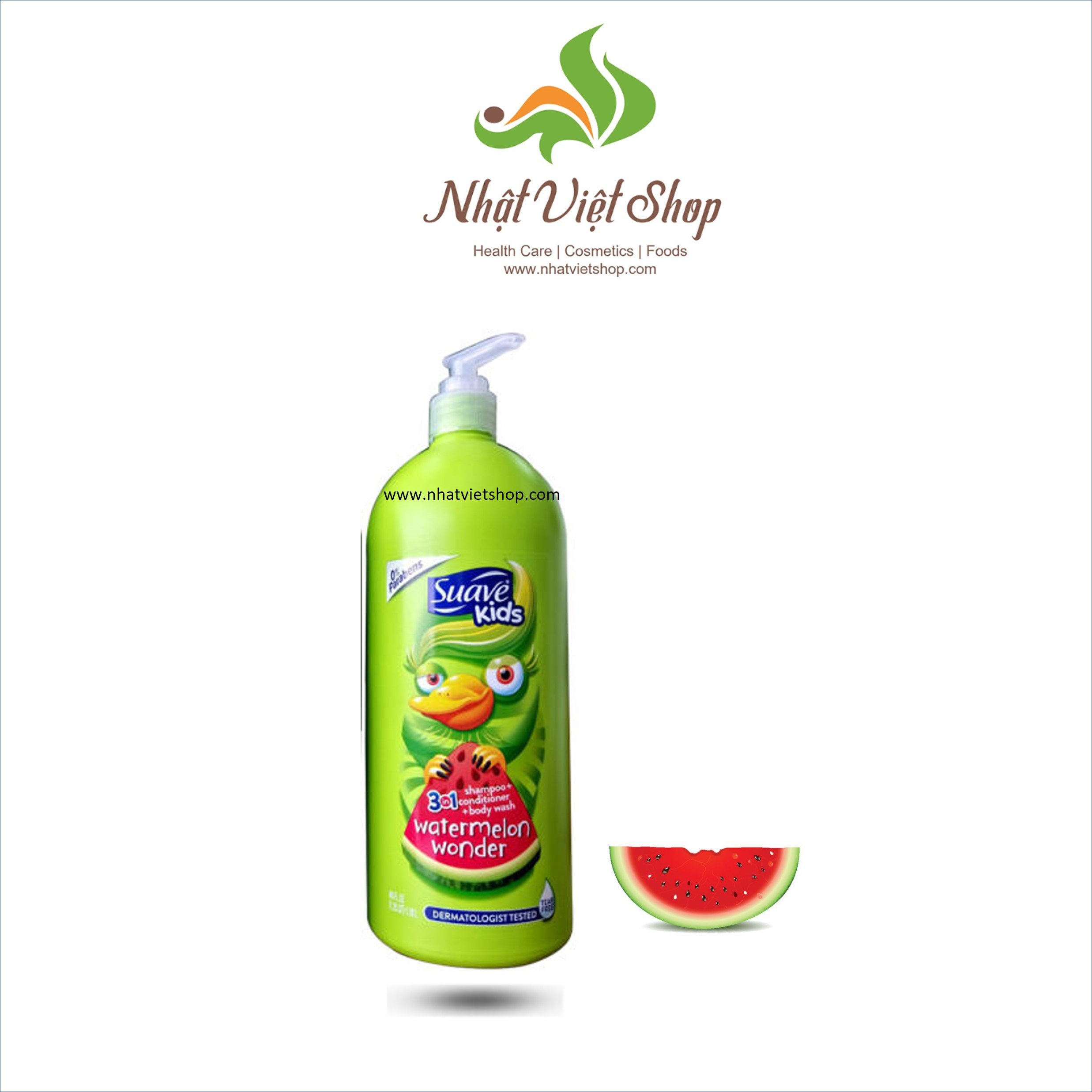 Sữa tắm trẻ em 3 trong 1 suave 1180ml mỹ