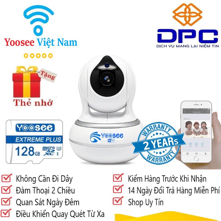 >> BÁO GIÁ (BẢO HÀNH 24 THÁNG, SALE 50%)CAMERA WIFI YOOSEE 2.0MP FULLHD 1920 X 1080,CAMERA WIFI KHÔNG DÂY HỖ TRỢ GHI ÂM, | Shopee Lazada Sendo Tiki mới nhất 50 (Tặng Kèm Thẻ Nhớ 128Gb Yoosee BH 24 Tháng 1 đổi 1) CAMERA WIFI GIỌT NƯỚC - YOOSEE WIFI THẾ HỆ MỚI SIÊU NÉT 2.0 FULL HD 1920 x 1080 ĐÀM THOẠI LƯU TRỮ VIDEO - NEW