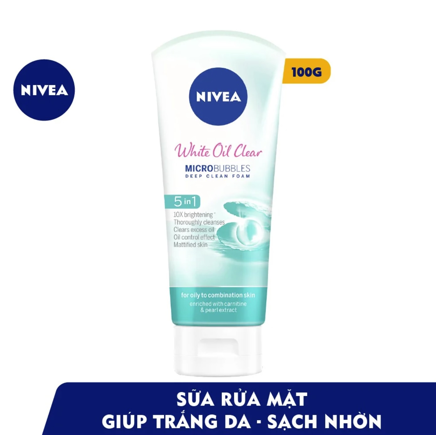 Sửa rửa mặt NIVEA nữ đủ loại 100g