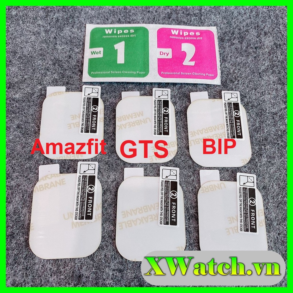 Miếng dán ppf phục hồi trầy xước dành cho amazfit bip / gts gts2