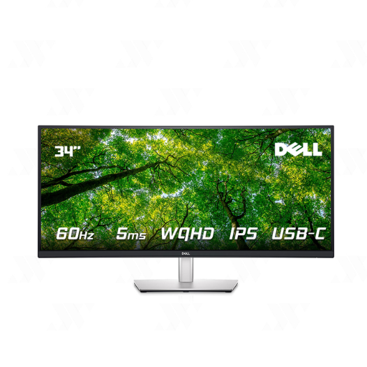 Dell p3424we 34 inch curved display (WQHD/IPs/60Hz/5ms) -authentic