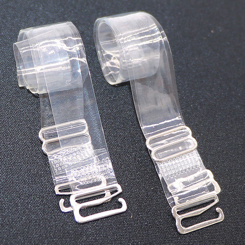 DÂY ÁO NGỰC TRONG SUỐT bằng silicon ( 1 bộ 2 dây)