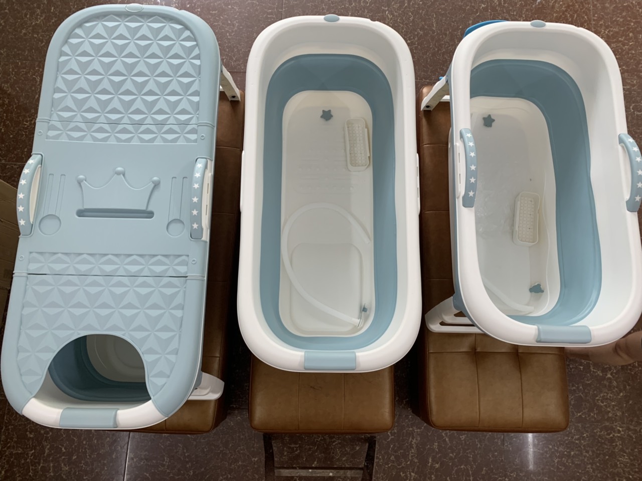 Bồn tắm nhựa gấp gọn